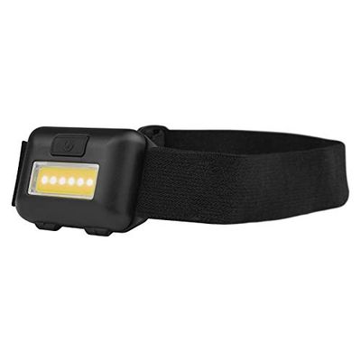 EMOS Mini hoofdlamp voor kinderen met 40 stuks lichtduur, COB LED-hoofdlamp met helderheid 110lm, 15m lichtbereik en 3 lichtmodi, schokbestendige hoofdlamp, werkt op batterijen