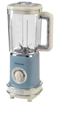 Ariete 568/05 Batidora de vaso vintage, 500 W, 1.5 litros, plástico, 2 Velocidades, Azul