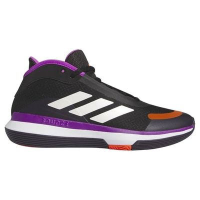 adidas Bounce Legends Low Trainers, Scarpe Basse Non da Calcio Unisex-Adulto, Core Black/Purple Burst/Aurora Black, 37 1/3 EU