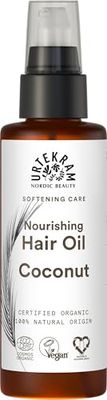 Urtekram Hair Oil - Nourishing - Coconut - 100 ml, Vegan, Organic, Natural Origin, 1 pack