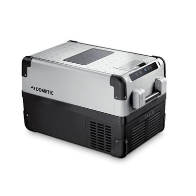 Dometic CFX 35 Geladeira de compressor, conexões 12/24 / 230 V, mini frigorífico de 32 l com capacidade de refrigeração de 10 °C a -22 °C com conexão USB para carro, camião, barco e auto-caravana