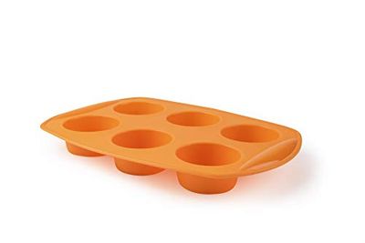 Excelsa Sweet Baking - Molde de silicona para magdalenas