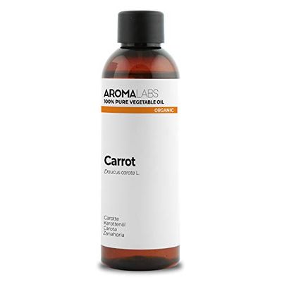 ORGANIC - CARROT Infused Oil - 100mL - 100% Pure, Natural And Cosmos Certified - AROMA LABS (French Brand)