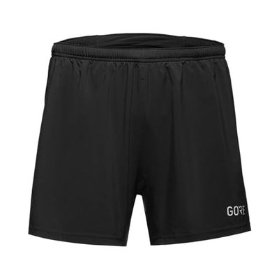 GOREWEAR R5 5 Inch Pantaloncini, Black, XL