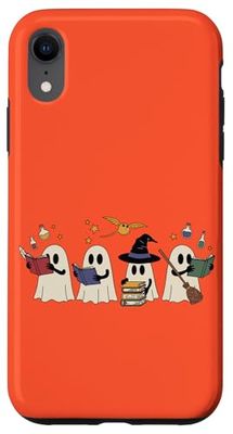 Halloween Ghost Book Lover Witchy Teachers Squad Matching Case for iPhone XR