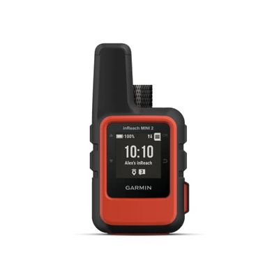 Garmin inReach Mini 2, Rouge - Balise de Communication par Satellite légère et compacte avec Navigation GPS