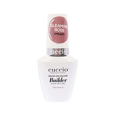 Cuccio Brush on Colour Builder Gel with Calcium LED/UV 13ml Gleaming Rose