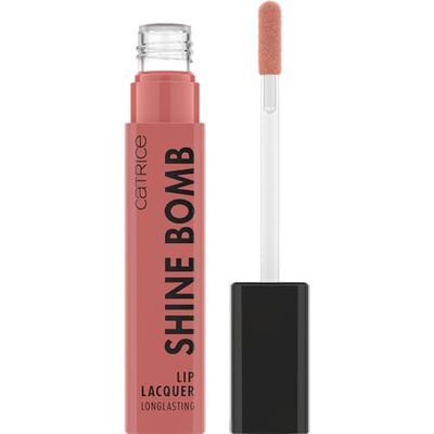 Catrice Shine Bomb Lip Lacquer, rossetto, n. 030, nude, a lunga durata, risultato immediato, lucido, intenso, vegano, senza olio, senza parabeni, senza particelle di microplastica, confezione da 1 (3
