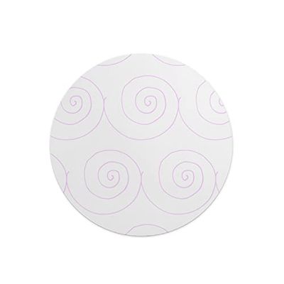 Questo Casa, Ronde digitaal bedrukte muismat, antislip onderkant, voor kantoor en thuis, diameter: 22 cm