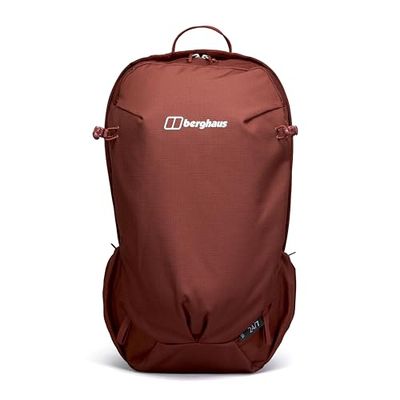 Berghaus Unisex 24/7 25 Daysack, ONESZ, Bordowy płowy/kruczoczarny