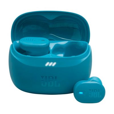 JBL Tune Buds 2 Auricolari Bluetooth True Wireless con Cancellazione del Rumore, 48 Ore di Autonomia, Resistenti ad Acqua e Polvere IP54, Connessione Multipoint, Design Chiuso In-Ear, Turchese