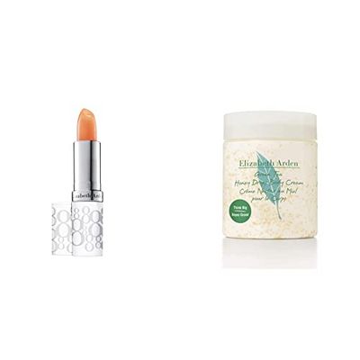 Elizabeth Arden Stick Protettivo Labbra, Neutro - 3.7 g & Green Tea Honey Drops Crema Corpo 500ml