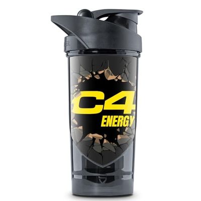 Cellucor Shaker pour compléments, avec filtre et bec verseur pour un mélange supérieur, capacité de 700 ml, couvercle anti-fuite, sans BPA, résistant aux odeurs et aux rayures, fabriqué en plastique