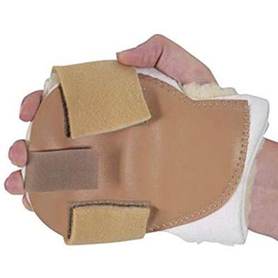 Patterson - Protector de pelota con compartimento de vinilo Rolyan para mano