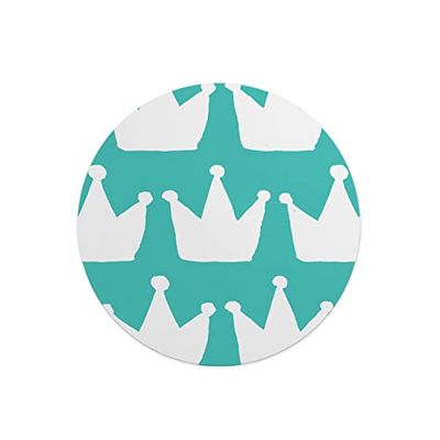 Questo Casa, Round Digital Printed Mouse Pad, Non-Slip Base, for Office and Home, Diameter:22cm