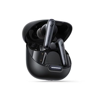 Soundcore by Anker Liberty 4 NC Casque Bluetooth avec réduction du Bruit, 98,5% de réduction du Bruit, adaptatif pour Les Oreilles et l'environnement, Lecture 50H (Noir) (reconditionné)