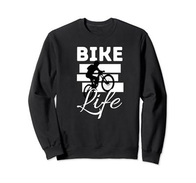 Bike-tastic Astronauta Biker Ciclismo sulla bici Life Cycle Felpa