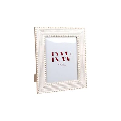 Romimex Cadre Photo Blanc Bois de manguier MDF 2 x 25 x 20 cm Marque EAN : 8435700836369
