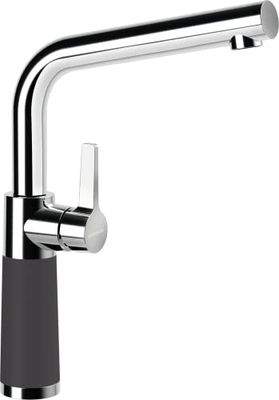 SCHOCK Rubinetto da cucina SC-540 Dusk - grigio ad alta pressione CRISTADUR con beccuccio fisso e connettori standard