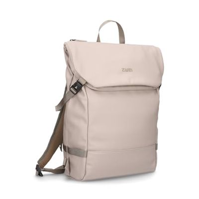 ZWEI AQUA AQCR200 Waterdichte fietsrugzak van Hydroflex, 16 liter, gevoerd laptopvak, borstriem, bekerhouder, sleutelband, haak voor bagagedrager, zand, 28x35x11cm
