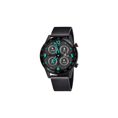 Montre Lotus pour Homme 50018/1 Smartwatch Boîtier en Alliage Noir Bracelet en Acier Inoxydable Noir