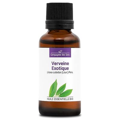 VERBENA ESOTICA (Litsea cubeba) BIO - 30mL - Olio Essenziale di Qualità Premium - 100% Puro, Naturale, Chemiotipizzato e Integrale