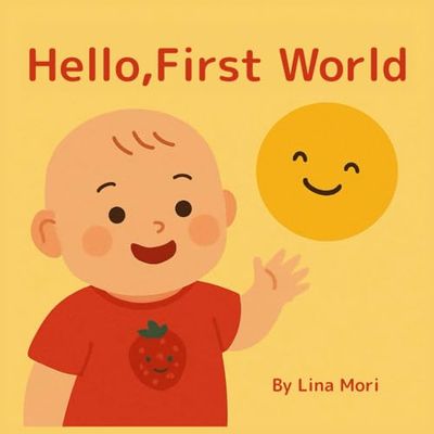 Hello, First World: First Picture Book for Sensory Development from Birth | Educational Art that Gently Stimulates Vision, Hearing, and Emotions (My First Walk)