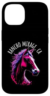 Rancho Mirage California USA Equestrian Horse Design Case for iPhone 14