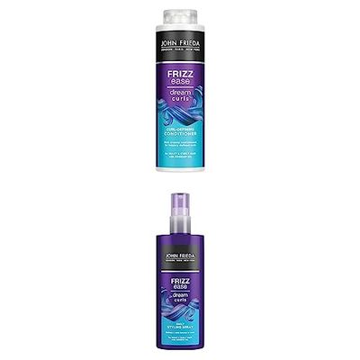 John Frieda Frizz Ease Dream Curls Curl Defining Conditioner 500ml & Daily Styling Spray 200ml: for Curly and Wavy Hair