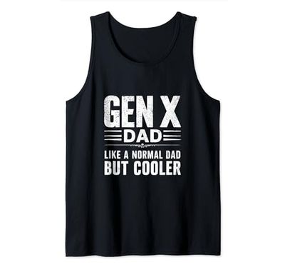 Gen X Dad Like a normal Dad but cooler Generation X Father's Canotta