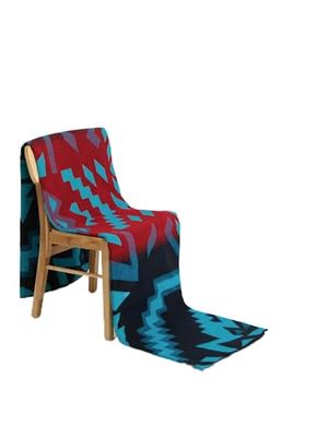 Alpaca Loca Plaid, Blu, Doppio