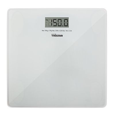Tristar - WG-2419 - Pèse-Personnes - Blanc - Capacité Maximale 150 kg - Précision 100 g