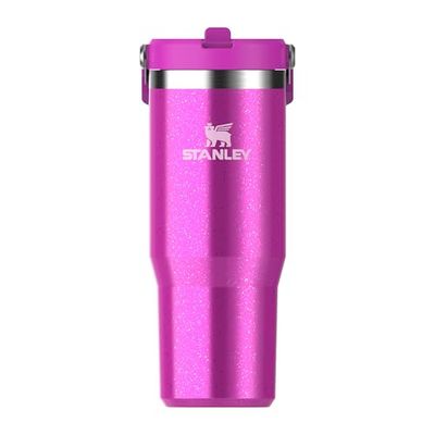 Stanley Flip Straw Tumbler 1.0 Vattenflaska Med Halm 0.89L - Håller Kallt I 12+ Timmar - Rostfritt Stål Vattenflaska - BPA-Fri Resemugg - Lätt Att Bära - Diskmaskin Säkra - Punch Shimmer