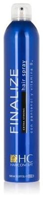 H.C. Finalize Vernis Fin Extra Fort 500 ML, Noir, Estandar
