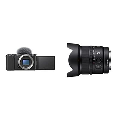 Sony Alpha ZV-E10 | Vlog Camera con obiettivo intercambiabile mirrorless APS-C + obiettivo SEL15F14G
