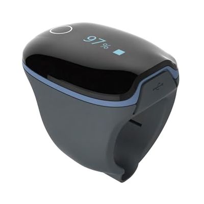 Viatom - Pulsioxímetro monitorización continua, para monitorizar la frecuencia cardíaca, saturación de oxígeno e índice de perfusión, para adultos, 35067