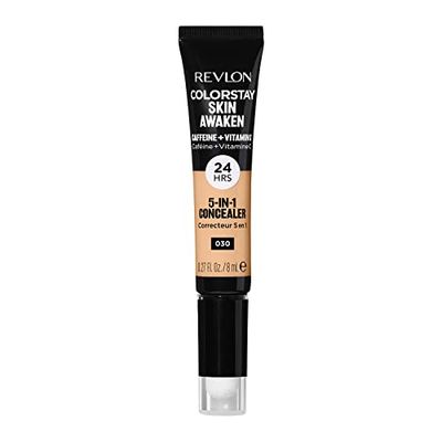 Revlon ColorStay Skin Awaken 5-in-1 Concealer 24HR Wear (30g) Fragrance & Paraben Free, Cool Ivory (030) Unisex