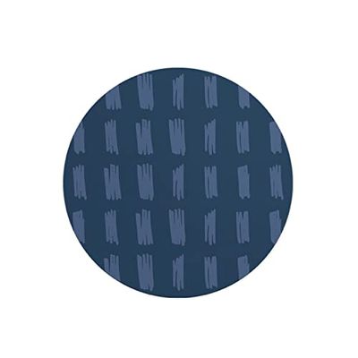 Questo Casa, Ronde digitaal bedrukte muismat, antislip onderkant, voor kantoor en thuis, diameter: 22 cm