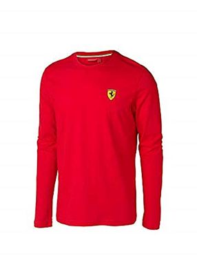Ferrari T Scuderia Red Sleeves Size S