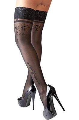Cottelli Legwear Stockings Without Stockings-25206211641 Black 5
