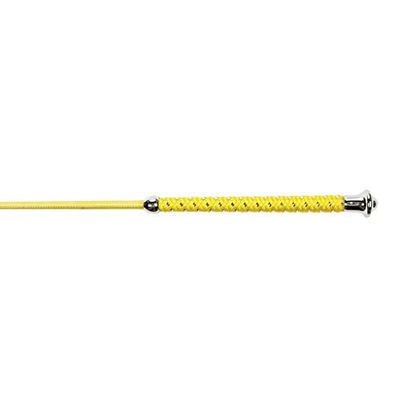 HKM Cravache -Argent 130, 8041 Jaune Fluo