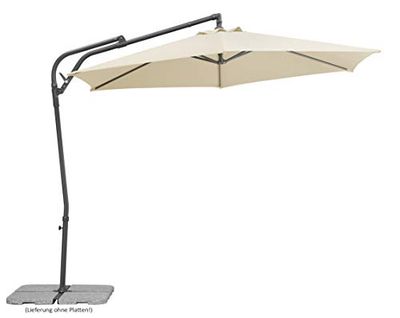 Skärskärm Genua ampelskärm ca. 300 cm Ø natur