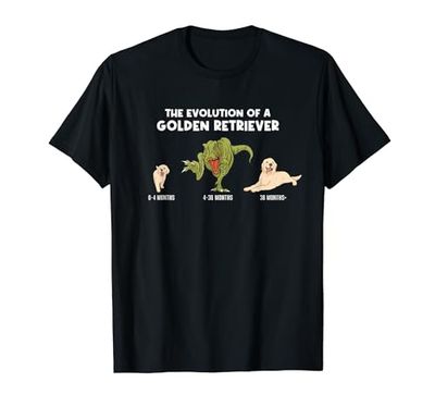 Golden Retriever Dog Mom The Evolution Of A Golden Retriever Camiseta