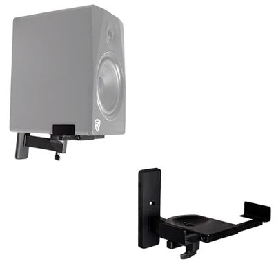 Rockville rhsb8 soporte de pared giratorio soportes de altavoz de cine en casa (par)