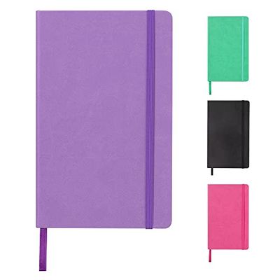 Cambridge Taccuino con copertina rigida, a righe, 192 pagine, lilla (130 x 210 mm)