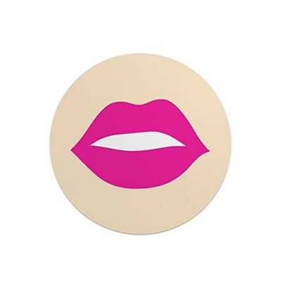 Questo Casa, Round Digital Printed Mouse Pad, Non-Slip Base, for Office and Home, Diameter:22cm