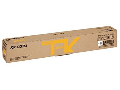 Kyocera TK-8115Y Cartucho de tóner Amarillo 1T02P3ANL0 para ECOSYS M8124cidn, ECOSYS M8130cidn
