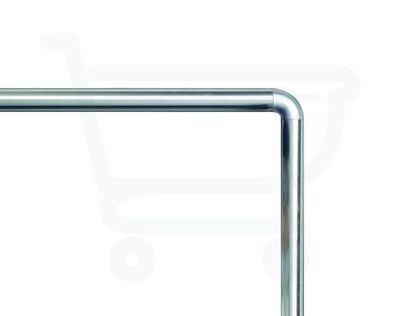 Sealskin Seallux, Barre de rideau de douche en U, Acier inoxydable, Aluminium mat
