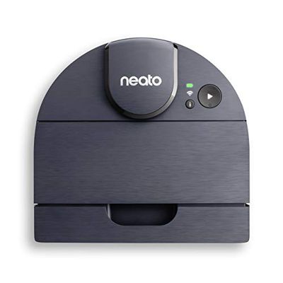 Neato Robotics D8 - Robot Aspirateur intelligent - navigation laser - autonomie de 100 min - bac de 700ML - Programmable via Application - Recharge et reprise du travail