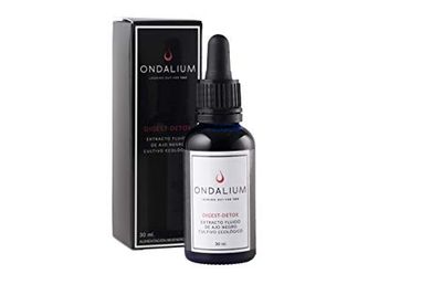 Ondalium Digest-Detox | Extracto fluido Digestivo de Ajo Negro Ecológico español (1 mes) - Producto natural para el Sistema Digestivo y Detoxificante - 30 ml.